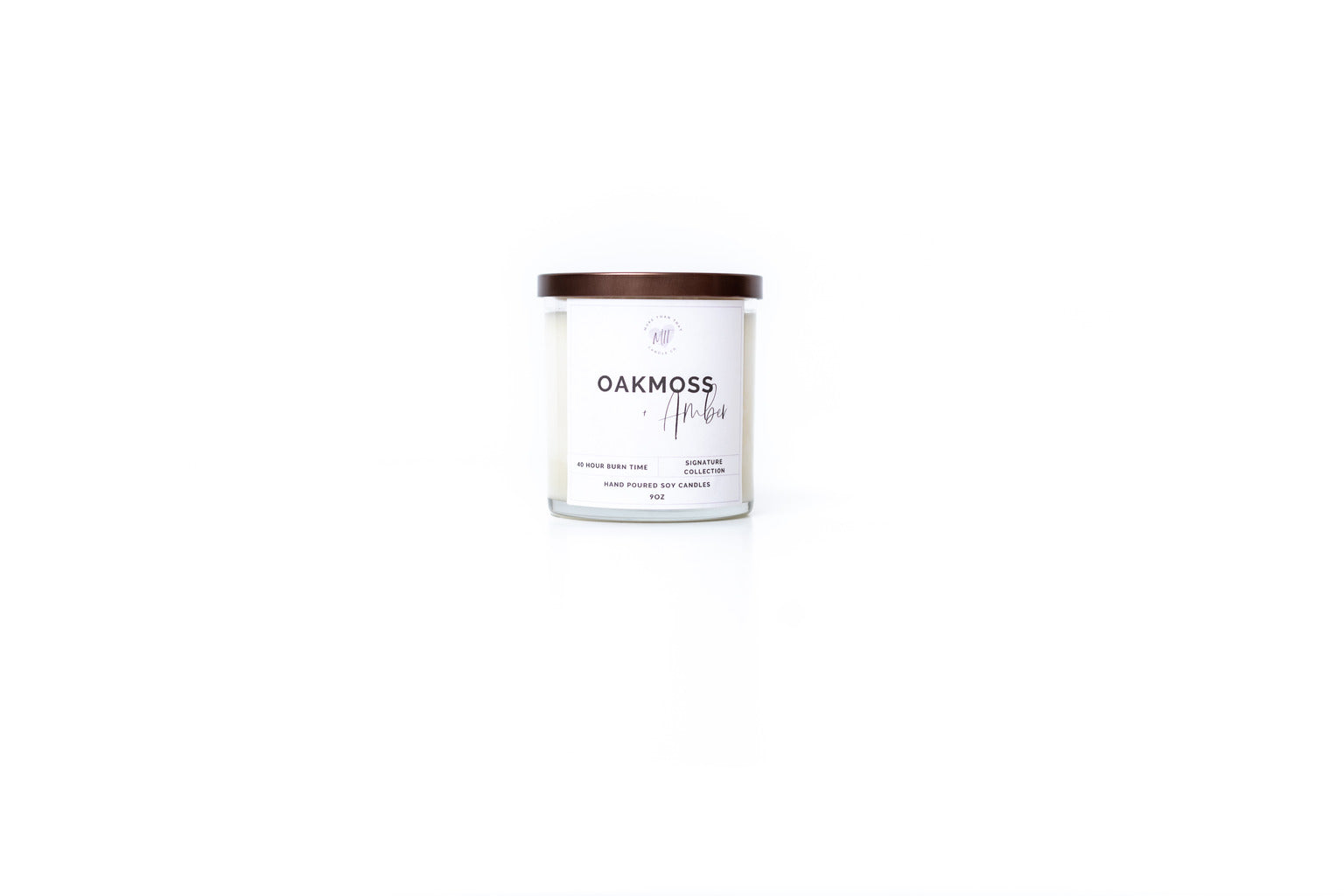 Purveyors of Fragrance Oakmoss and Amber Scented Jar Candle